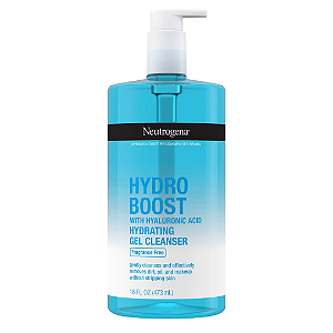 Gel de Limpeza Neutrogena Hydro Boost Hydrating Gel Cleanser with Hyaluronic Acid, Fragrance Free 473 ml