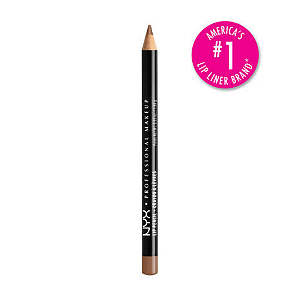 NYX Slim Lip Pencil Creamy Long-Lasting Lip Liner  Lapis de Boca *Cor  Peekaboo Neutral - Imports MDM