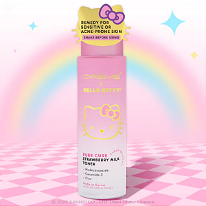 Tônico Facial The Crème Shop x Hello Kitty Pure Cure Strawberry Milk Toner - Klean Beauty