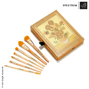 Kit de Pincéis Spectrum Van Gogh Museum Sunflowers 7 Piece Makeup Brush Set | Van Gogh