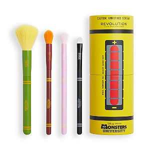 Kit de Pincéis Revolution x Monsters University Scare Can Brush Set | Monstros S.A.