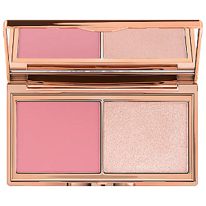 Mini Paleta de Blush e Iluminador Charlotte Tilbury Mini Hollywood Blush & Glow Palette