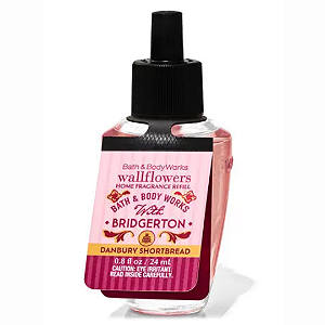 Refil Fragrância para Ambientes Bath And Body Works Bridgerton Wallflowers Fragrance Refill Danbury Shortbread - 24ML | EDIÇÃO LIMITADA