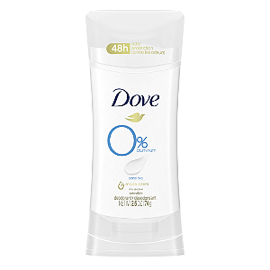 Desodorante Sólido em Bastão Dove 0% Aluminum 48-Hour Deodorant Stick, Sensitive | 74G