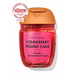 Higienizador de Mãos Bath and Body Works Strawberry Pound Cake PocketBac Hand Sanitizer | 29ML