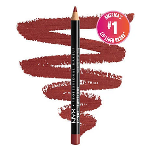 Lápis Labial Nyx Slim Lip Liner Pencil | Cor: Auburn