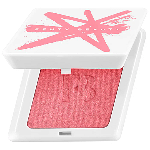 Blush em Pó a Prova D´agua Fenty Beauty Cheeks Suede Waterproof Powder Matte Blush | Cor: Petal Poppin