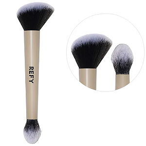 Pincel Duplo para o Rosto Refy Dual Ended Complexion Brush