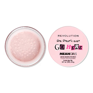 Pó Facial Revolution X Mean Girls Cherry Pink Loose Powder | Edição Limitada