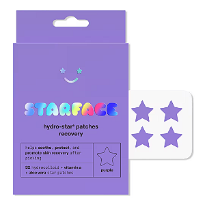 Refil Adesivo Hidrocolóide Recuperador Starface Hydro-star recovery refill 32 Hydrocolloid Patches | Purple