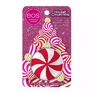 Esfoliante Labial Eos Holiday Candy Cane Lip Sugar Scrub | 16G