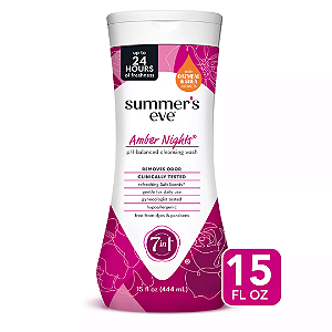 Sabonete Íntimo Summer's Eve Amber Nights Feminine Cleansing Wash 444ml