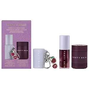 Kit Labial + Chaveiro Fenty Beauty Cherriez Gone Bad Hydrating Lip Care Duo + Keychain