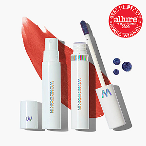 Kit Batom WonderSkin Wonder Blading Peel & Reveal Lip Color Kit | Cor: Glamorous (classic red)