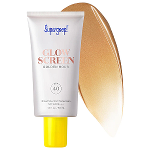 Protetor Solar Supergoop! Glowscreen SPF 40 Sunscreen with Hyaluronic Acid + Niacinamide 50ml | Cor: Golden Hour