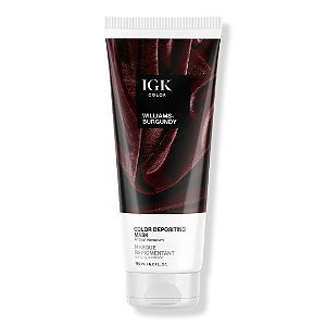 Máscara Repositora de Cor Igk Color Depositing Conditioning Hair Mask | Cor: Williams Burgundy - 180ML