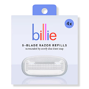 Refil Lâminas de Depilação Billie 5 Blade Razor Refills | 4 Und
