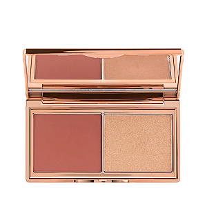 Mini Paleta de Blush e Iluminador Charlotte Tilbury Mini Hollywood Blush & Glow Palette | Cor: Tan To Deep
