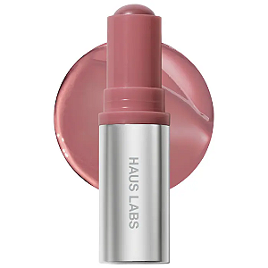 Blush em Bastão Haus Labs Color Fuse Longwear Hydrating Glassy Lip + Cheek Blush Balm Stick | Cor: Glassy Hibiscus