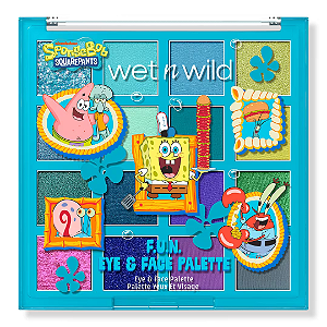 Paleta Multifuncional Bob Esponja Wet N Wild SpongeBob SquarePants F.U.N. Eye & Face Palette