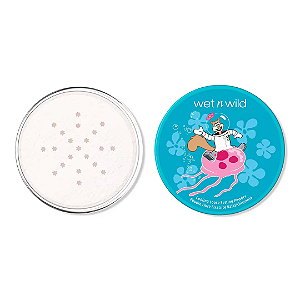 Pó solto fixador Bob Esponja Wet N Wild SpongeBob SquarePants Seas The Day Cooling Setting Powder
