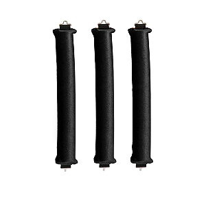 Modelador de Cachos Overnight Blowout Classic 3 Set Velvet Rod | Cor: Preto