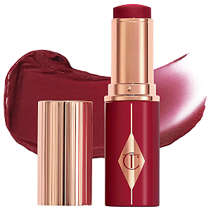 Blush em Stick Charlotte Tilbury Unreal Lip + Cheek Glow Blush Stick with Hyaluronic Acid | Cor: Berry Glow