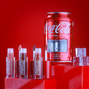 Trio de Gloss Glamlite Coca-Cola x Glamlite Original Lip Gloss Set | Coca-Cola