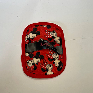 Toalha Makeup Eraser | Vermelha com Minnie e Mickey (Sem caixa)