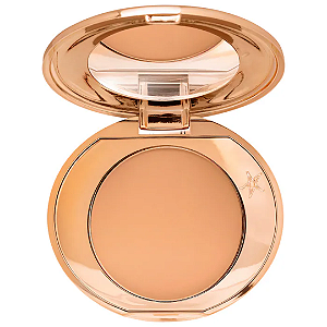 Mini Pó Compacto Charlotte Tilbury Airbrush Flawless Finish Mini Setting Powder | Cor: 3 Tan