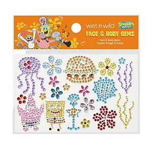 Adesivos Wet N Wild SpongeBob Face and Body Gems | Bob Esponja