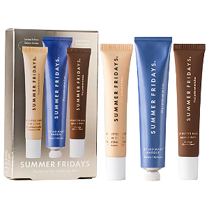 Kit Summer Fridays The Holiday Trio Set with Lip Butter Balm in Hot Cocoa & Toasted Marshmallow | EDIÇÃO LIMITADA