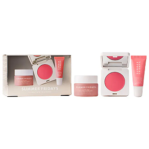 Kit Summer Fridays The Dewy Pink Set with mini Lip Butter Balm in Pink Sugar | EDIÇÃO LIMITADA