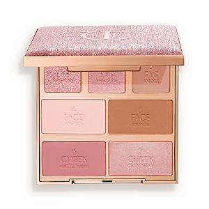 Paleta de Rosto Charlotte Tilbury Hollywood Instant Look in a Palette | Cor: Pretty, Glowing Beauty
