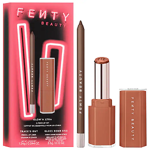 Kit Labial Fenty Beauty Glow'n Extra 2-Piece Lip Set | EDIÇÃO LIMITADA