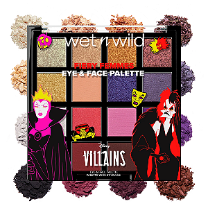 Paleta de Sombras Wet N Wild x Disney Villains Fiery Femmes Eye & Face Palette | Cor: Unleashed