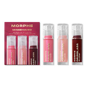 Kit Mini Gloss Labial Morphe Misbehaved Mini Dripglass Lip Gloss Trio
