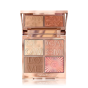 Paleta De Iluminador Charlotte Tilbury Glowgasm Face Palette | Cor: Lightgasm