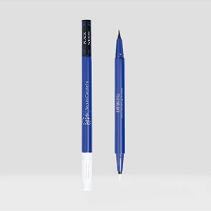Caneta Delineadora Beauty Creations X Tim Burton's Corpse Bride Dual-Ended Liquid Liner | Cor: Haunting Spell | EDIÇÃO LIMITADA