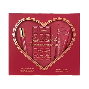Kit Perfume e Creme Sabrina Carpenter Cherry Baby Eau De Parfum 3 Piece Giftset