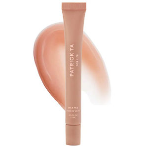 Lip Balm Patrick Ta Major Moisture Smoothing and Hydrating Tinted Lip Balm with Vitamin E | Cor: Milk Tea