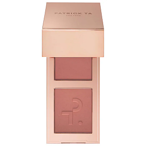 Mini Duo de Blush Patrick Ta Major Headlines Double-Take Crème & Powder Blush Duo | Cor: She's Seductive