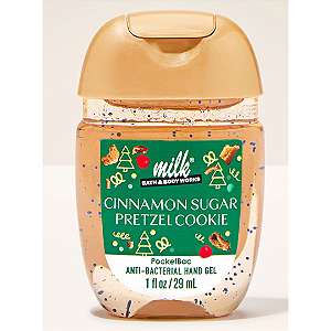 Higienizador de Mãos Bath and Body Works Cinnamon Sugar Pretzel Cookie