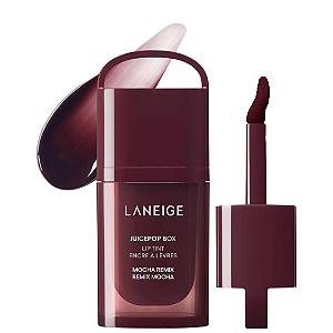 Lip Oil Laneige JuicePop Box Lip Oil Stain 12HR Hydrating Tint | Cor: Mocha Remix