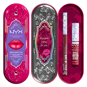 Kit Labial Nyx Bridgerton Royal Treasures 2-Piece Lip Kit | Cor: CHERRY COURTSHIP, BERRY OF THE BALL | EDIÇÃO LIMITADA