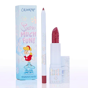Kit Batom e Lápis Labial Colourpop x Frosty the Snowman | Cor: Snow Much Fun!