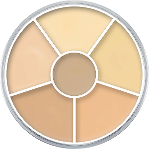 Paleta de Corretivos Kryolan Concealer Circle | Cor: 0
