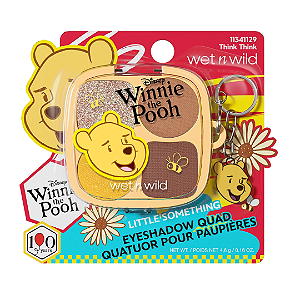 Paleta de Sombras Wet n Wild Winnie the Pooh Eyeshadow Little Something Eyeshadow Quad | Cor: Think Think