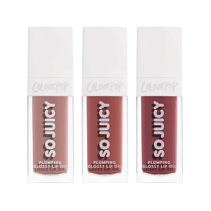 Trio Lip Oil Colourpop Positive Pout So Juicy Plumping Glossy Lip Oil Trio | EDIÇÃO LIMITADA