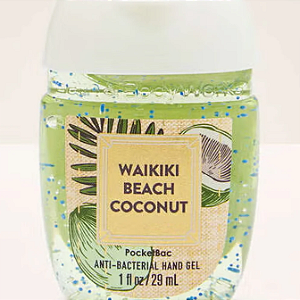 Higienizador de Mãos Bath and Body Works Waikiki Beach Coconut